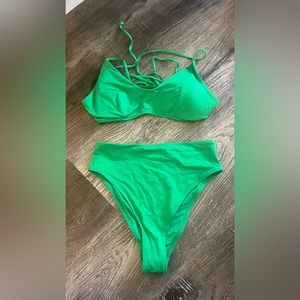 Green H&M bathing suit